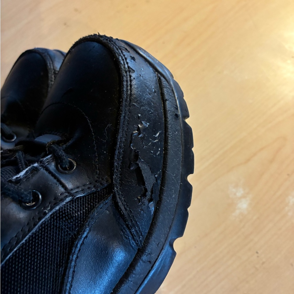 Interceptor Men's Black Leather work Boots size 10.5 m - Picture 9 of 9